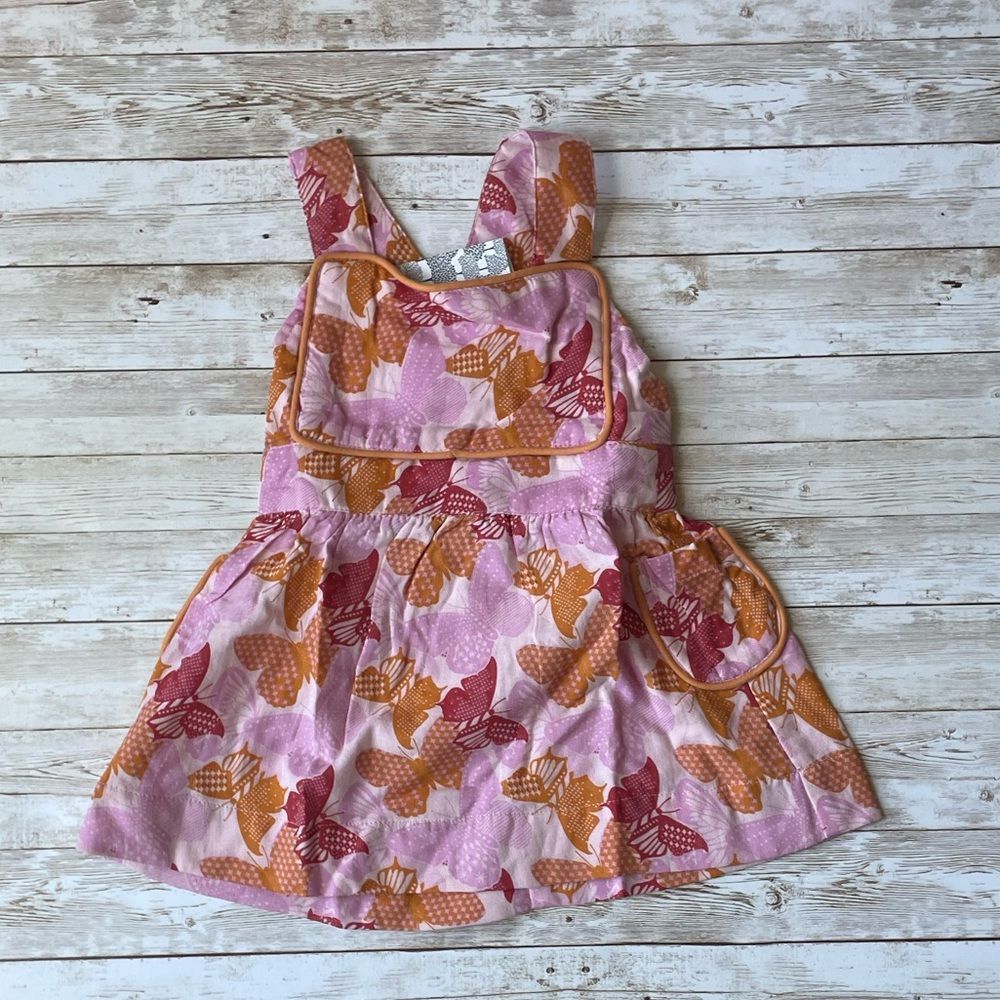 Kate Quinn Butterfly Piped Pinafore Dress